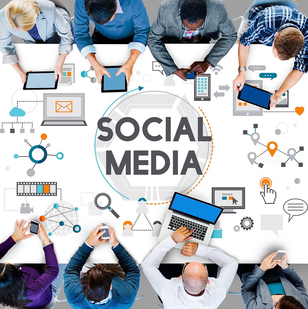 Social Media Social Networking Technology Innovation Concept