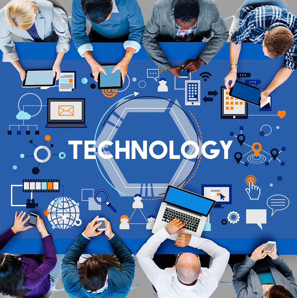 Technology Future Digital Media Innovation Concept