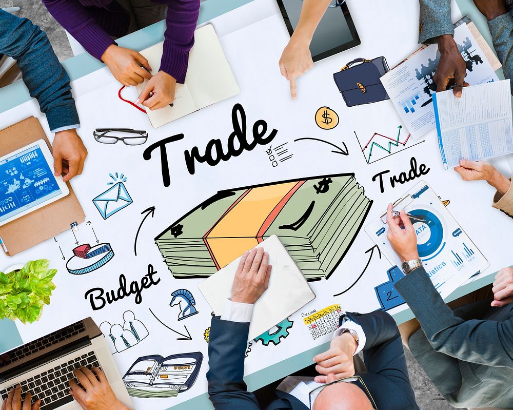 Trade Business Dealing Exchange Merchandise Swap Concept