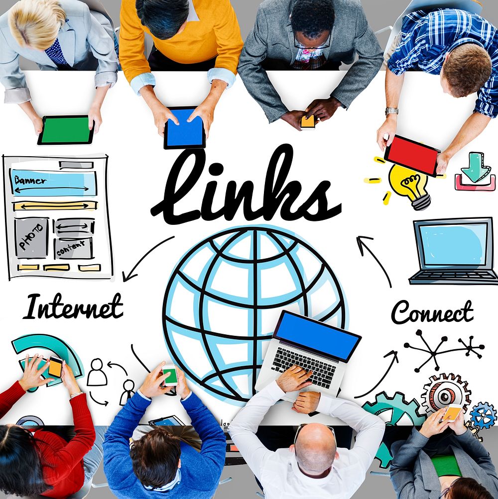 Links Global Communication Connection Hyperlink Concept