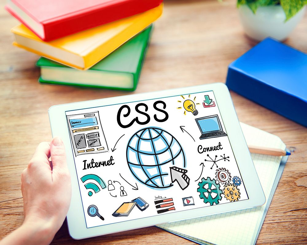 CSS Web Online Technology Web Design Concept