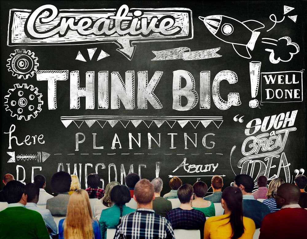 Think Big Aspiration Believe Planning Concept