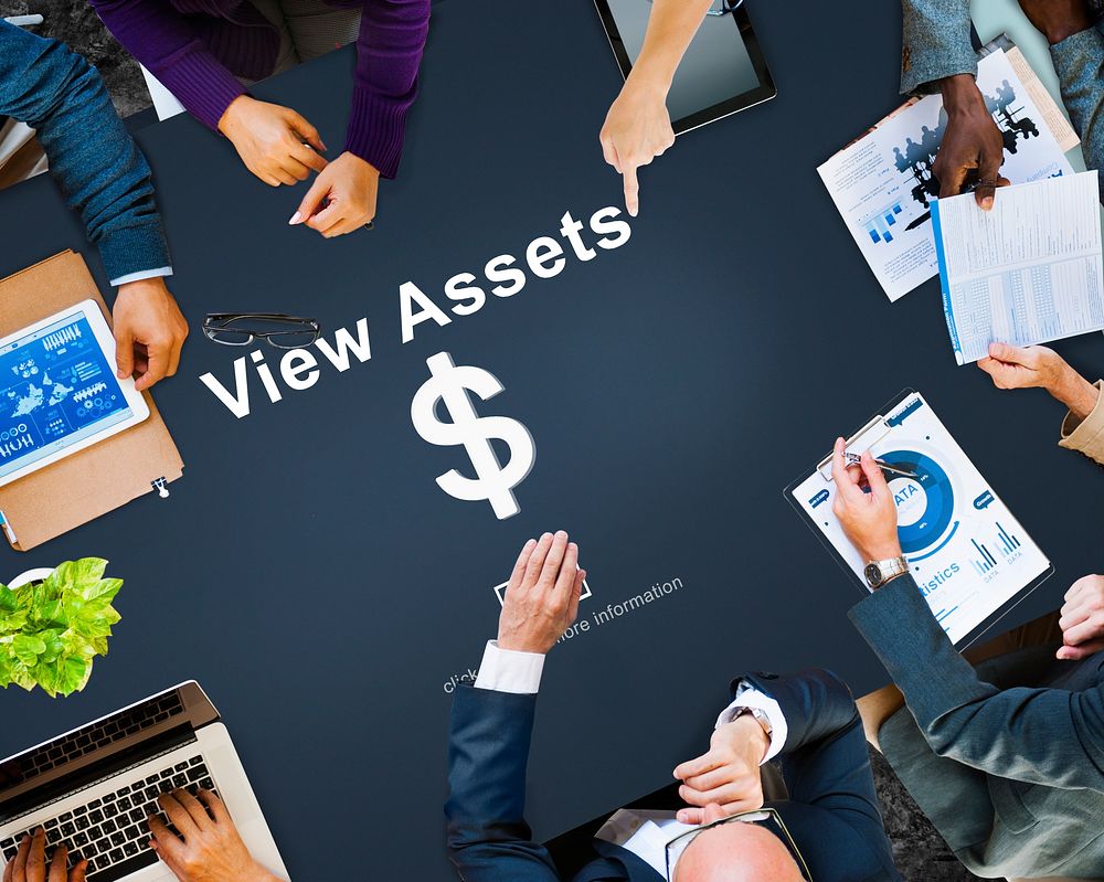 View Assets Banking Accounting Marketing Concept