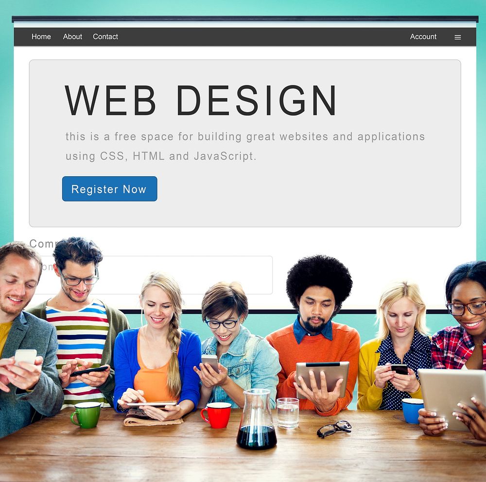 Website Design Homepage Layout Creativity Concept