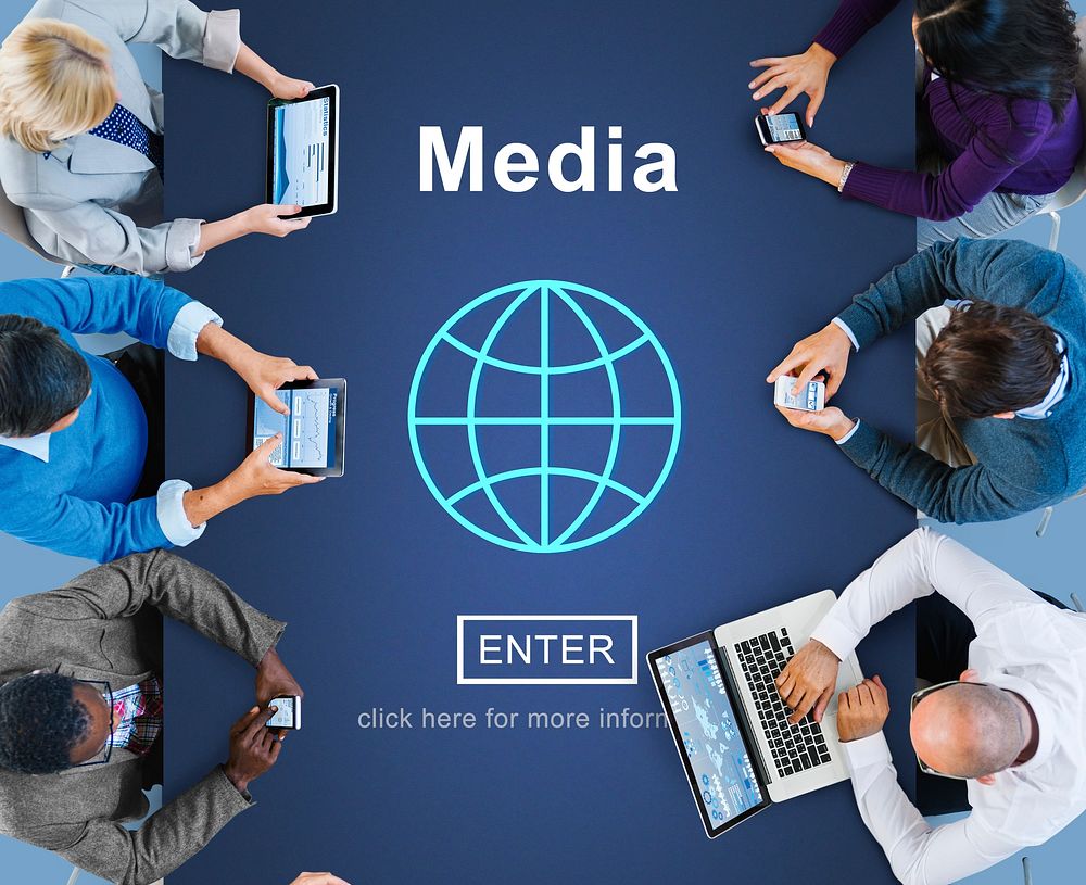 Media Entertainment Multimedia Connection Networking Concept