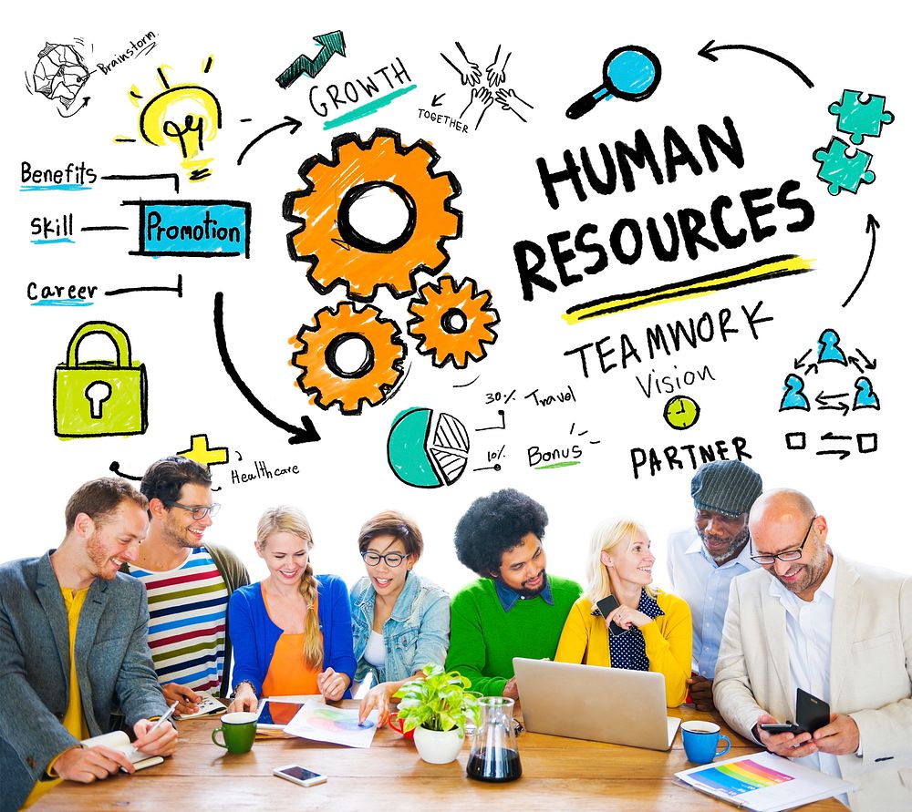 Human Resources Employment Job Teamwork People Meeting Concept