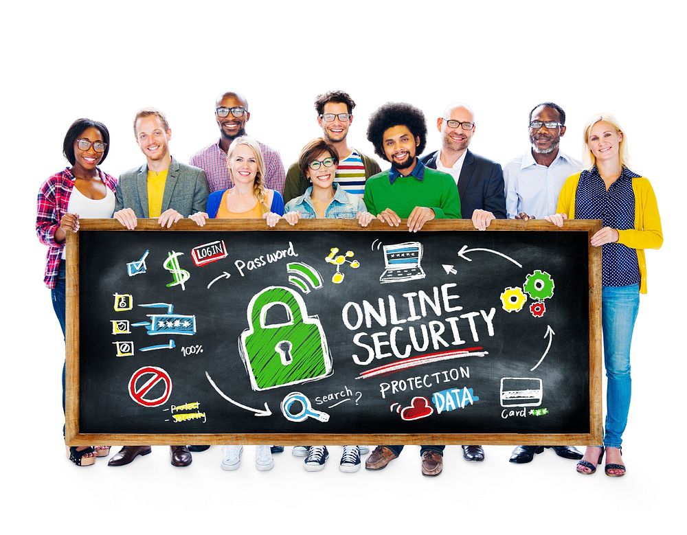 Online Security Protection Internet Safety Student Education Concept