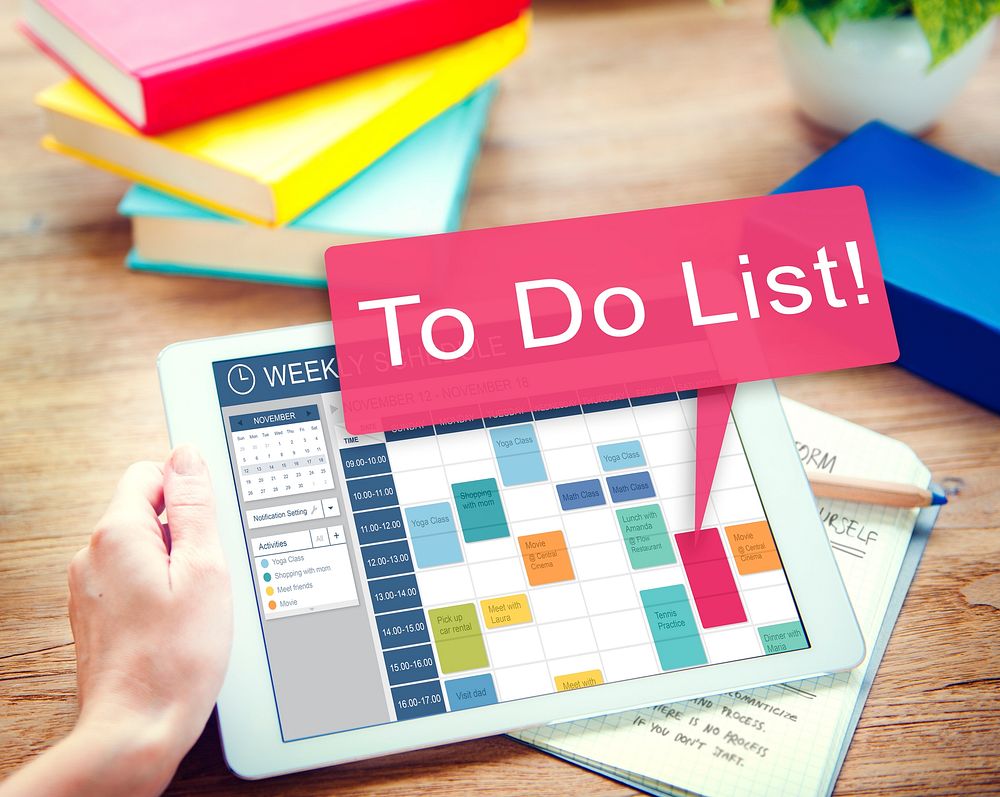 To Do List Memo Task Reminder Ideas Note Concept