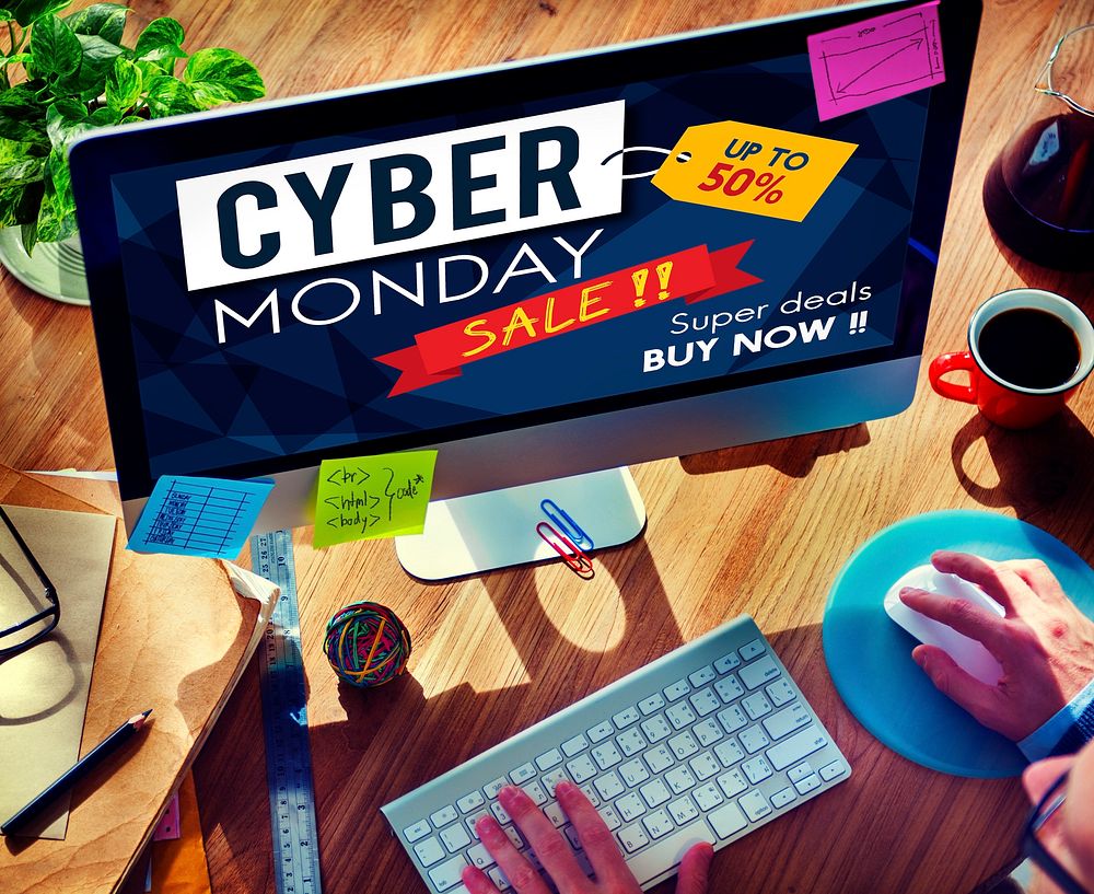 Cyber Monday Sale Discount Clearance Sale Concept