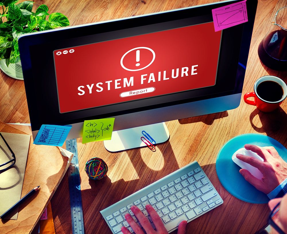 Failure Attacked Hacked Virus AbEnd Concept