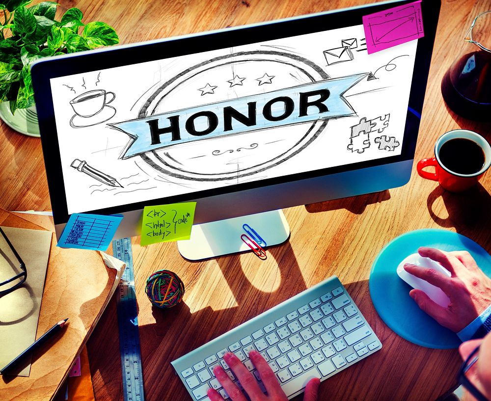 Honor Integrity Success Victory Achievement Concept