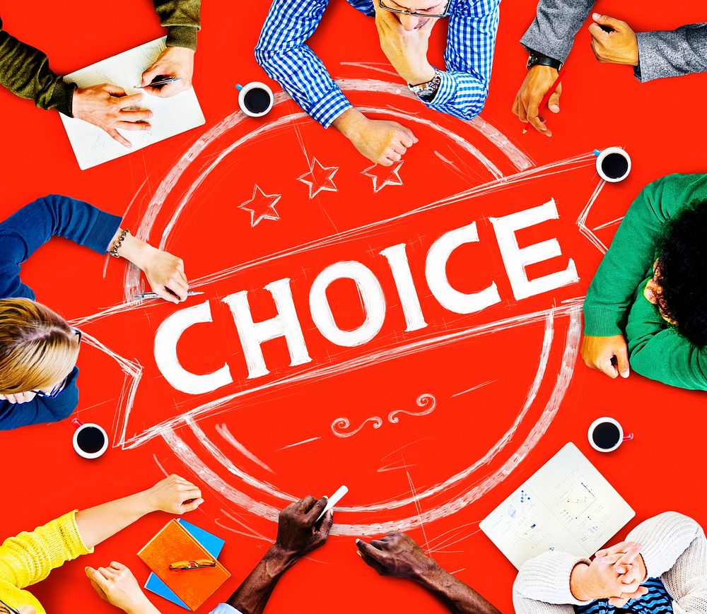 Choice Chance Opportunity Option Decision Concept