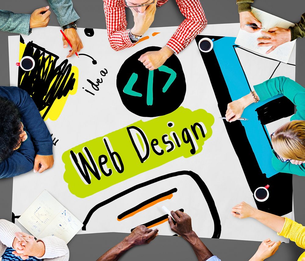 Web Design Media Content Light Bulb Inspiration Concept
