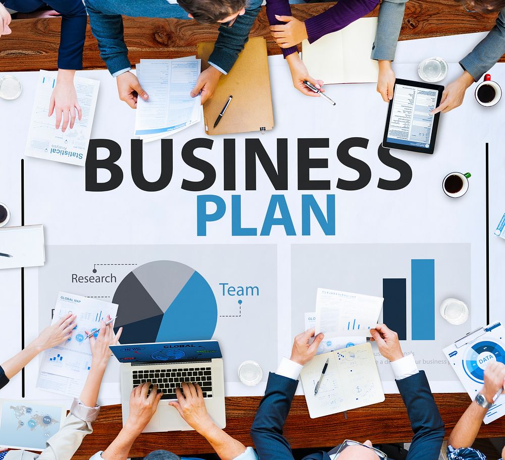 Business Plan Strategy Planning Information Statistics Concept