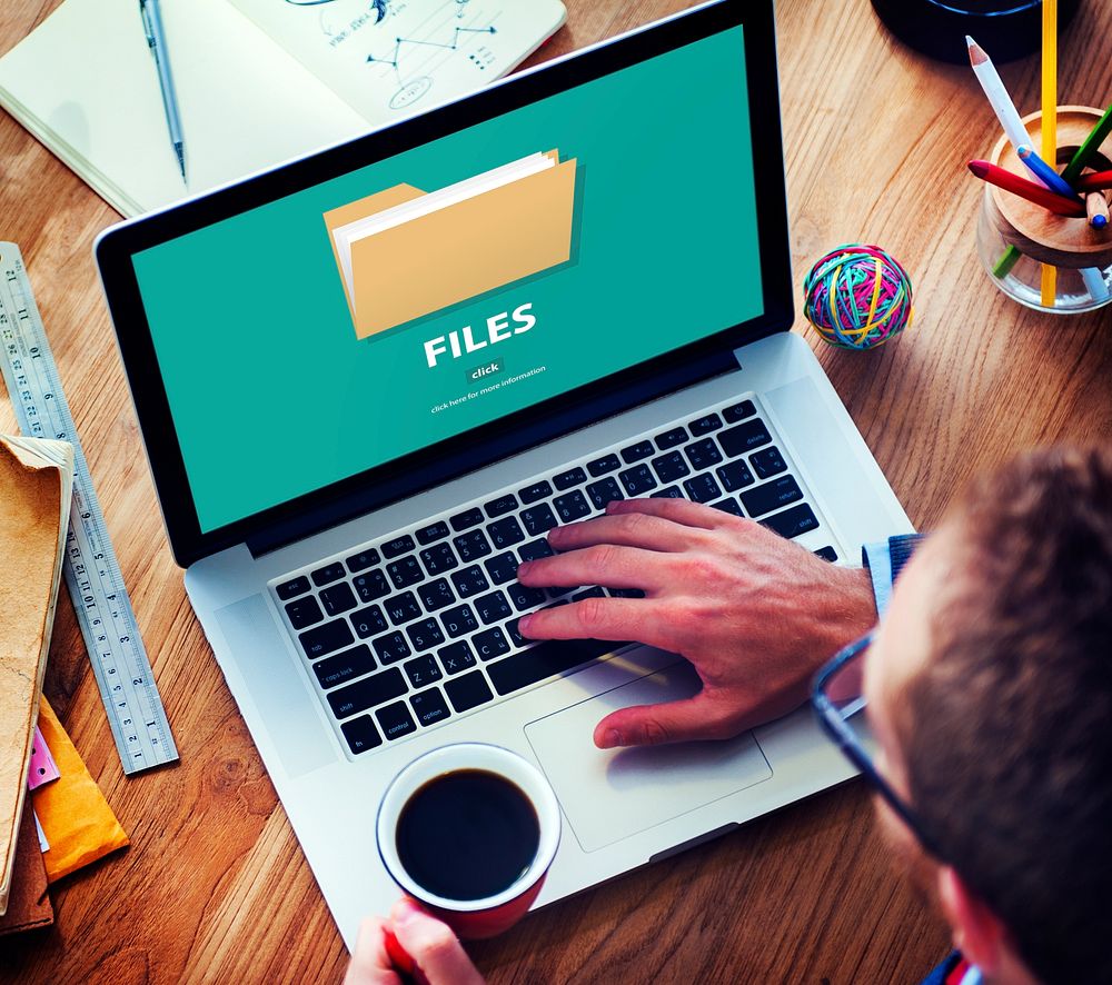 Files Folder Data Document Storage Concept