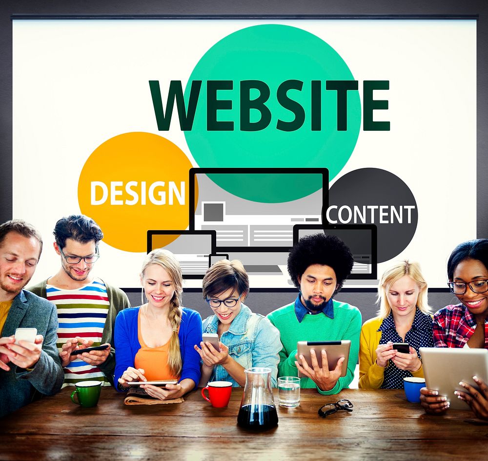 Website Design Content Internet Online Connection Concept