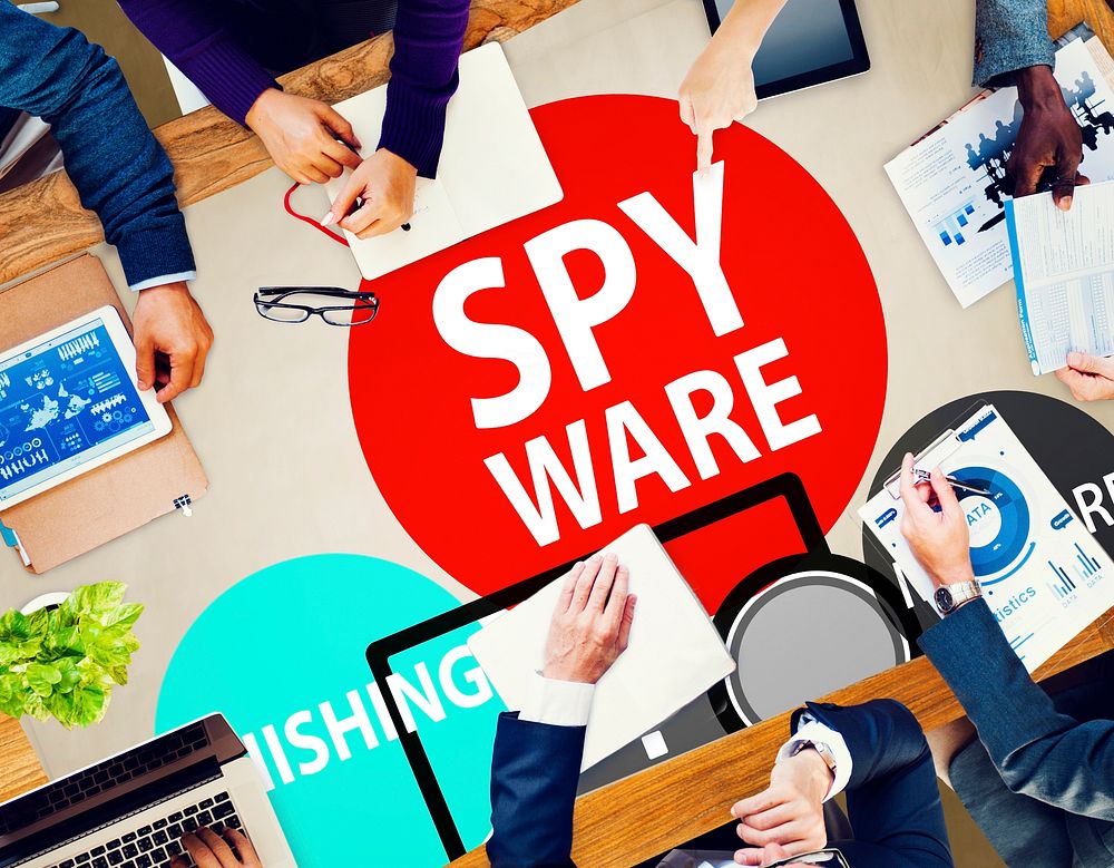 Spyware Hacking Phishing Malware Virus Concept