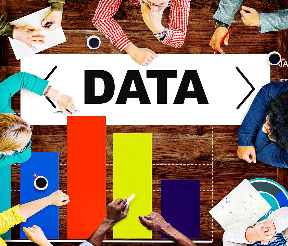 Data Analytics Chart Performance Pattern Statistics Information Concept