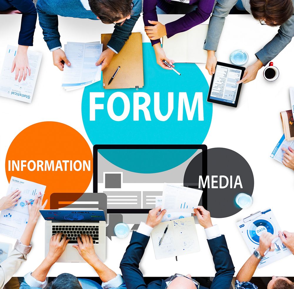 Forum Global Communication Connection Topic Concept
