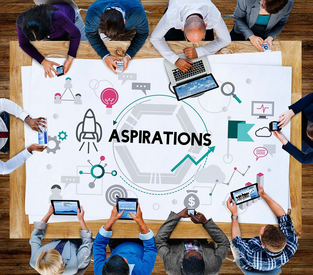 Aspirations Ambition Desire Goals Target Expectation Concept