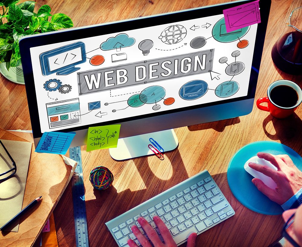 Web Design Technology Digital Illustrations Concept