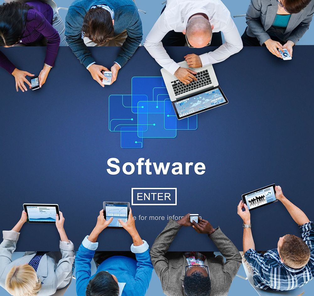 Software Digital Electronics Internet Programs Concept