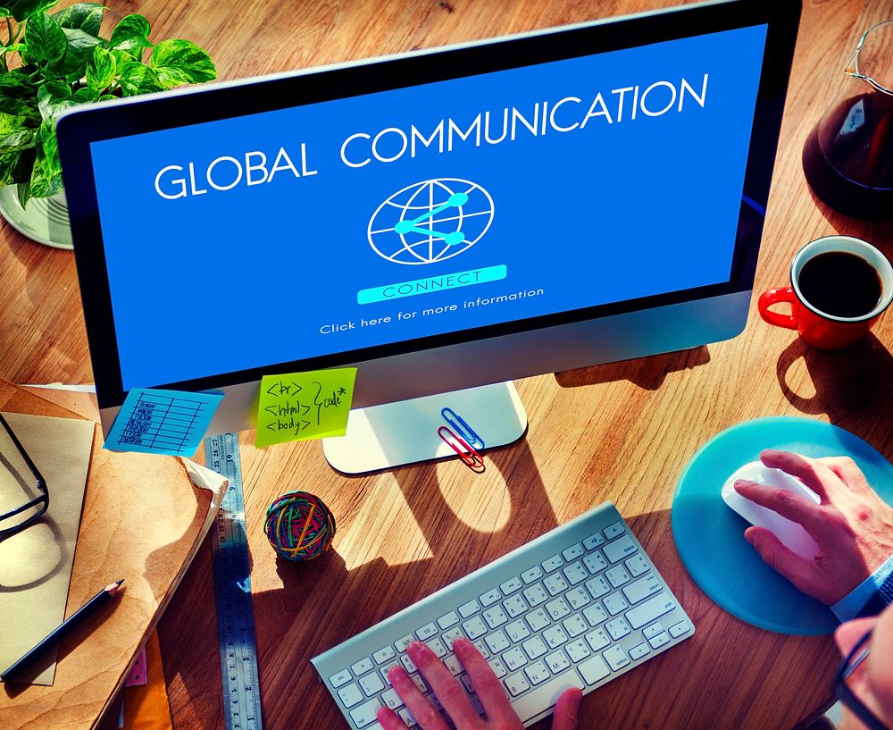 Global Communication Technology Internet Connect Concept