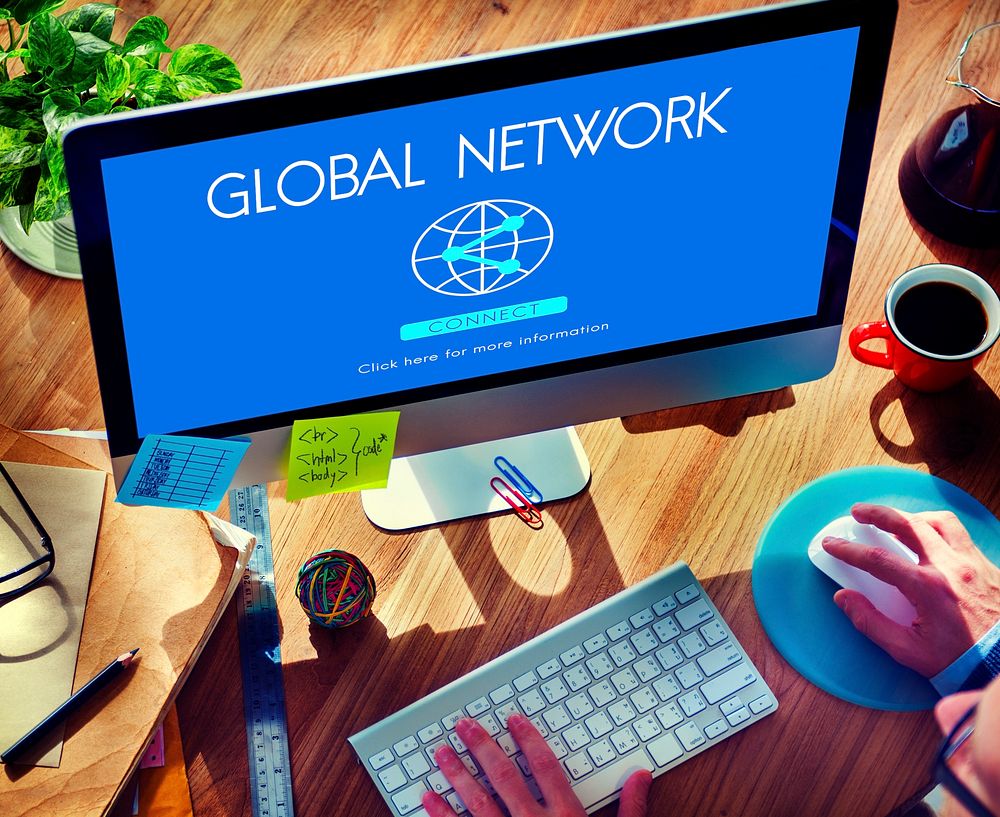 Global Network Globalization Technology Connect Concept
