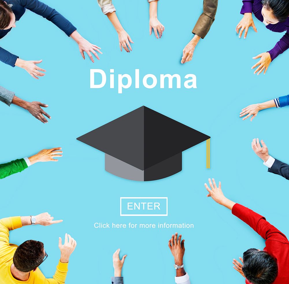 Degree Diploma High School Educational Concept