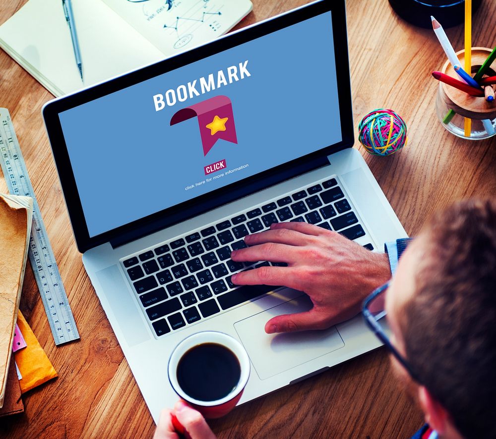 Bookmark Favorites Homepage Webpage Concept