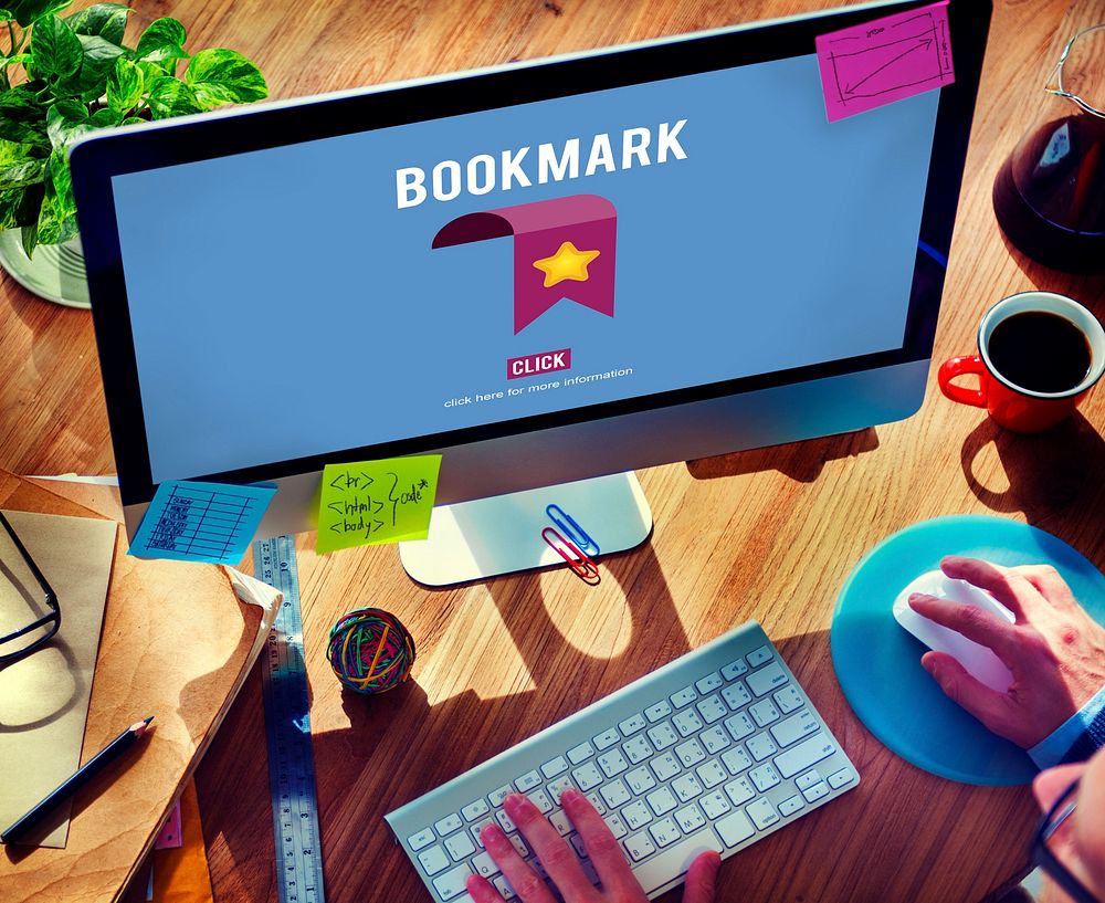 Bookmark Favorites Homepage Webpage Concept