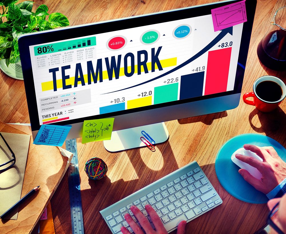 Teamwork Corporate Collaboration Connection Partnership Concept