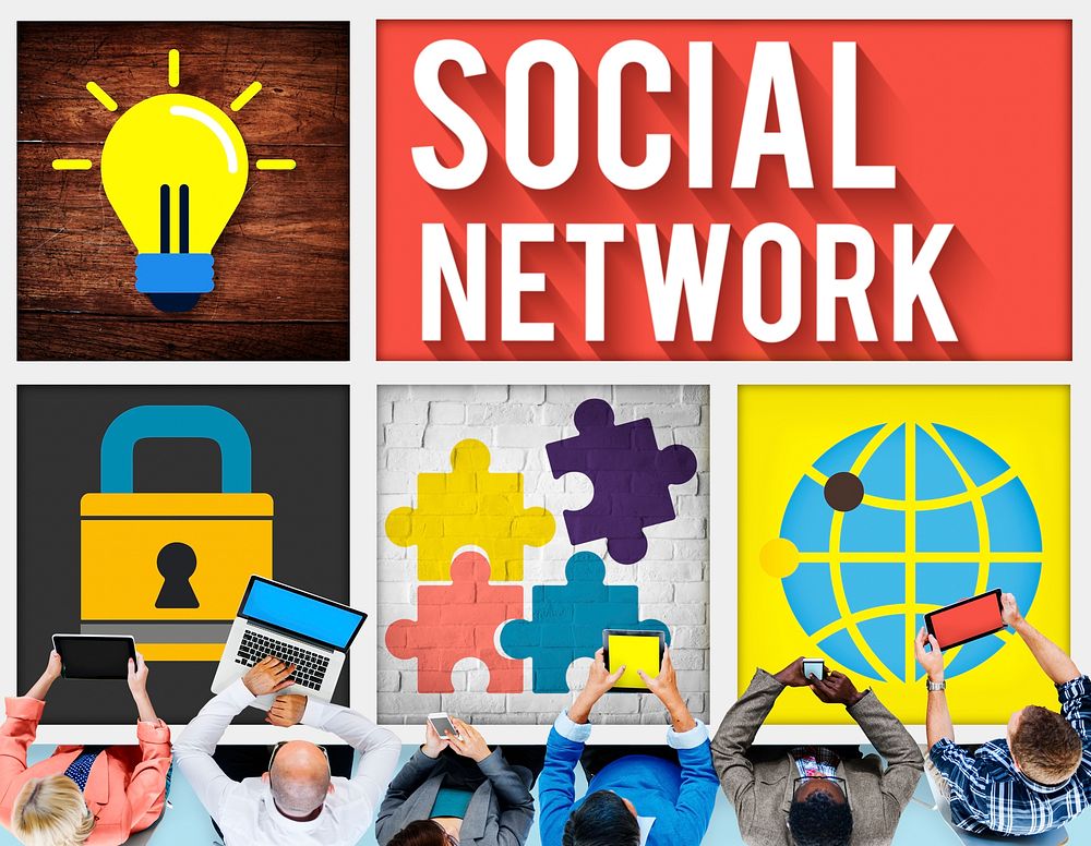Social Network Global Communications Technology Connection Concept