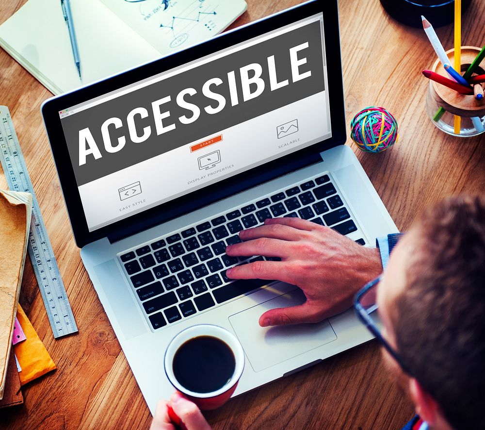 Accessible Approchable Attainable Available Business Concept