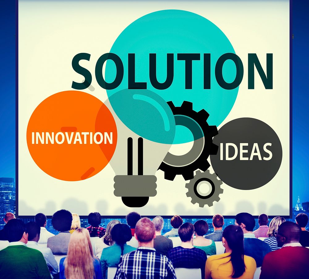 Solution Strategy Ideas Innovation Creativity Concept