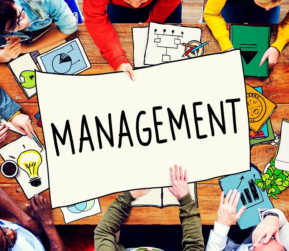 Management Organization Director Managing Customize Concept