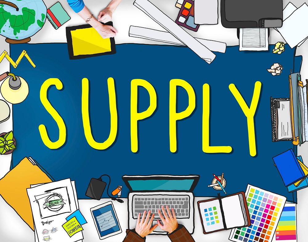 Supply Production Strategy Distribution Business Concept