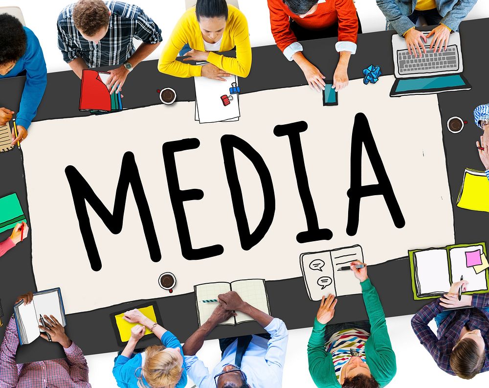 Media Advertising Information Multimedia Sharing Concept