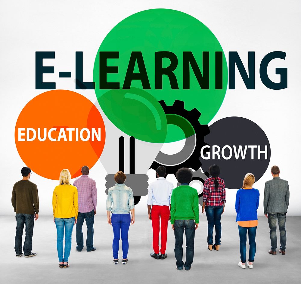 E-learning Education Growth Knowledge Information Concept