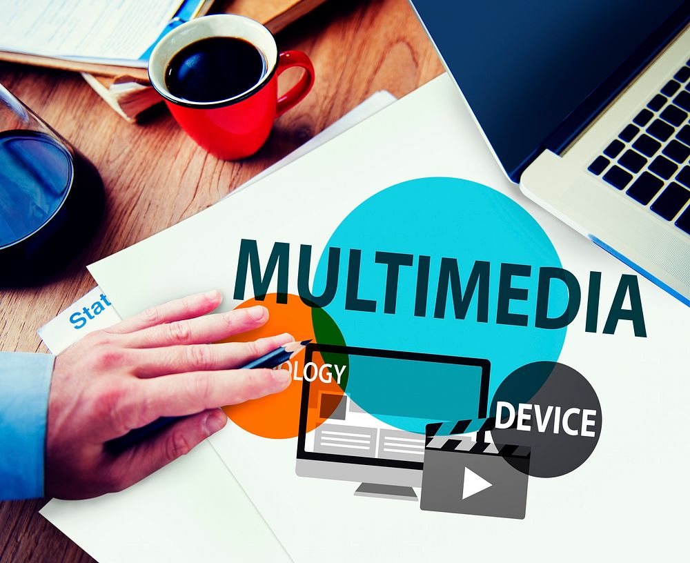 Multimedia Technology Digital Devices Information Concept