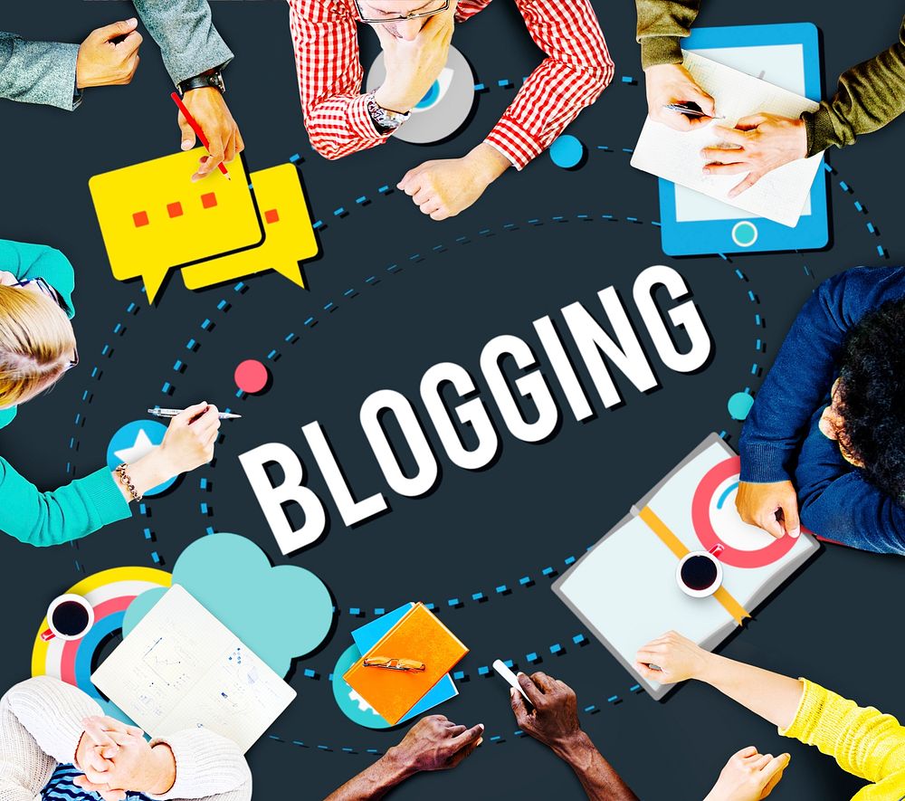 Blogging Blog Internet Media Networking Social Concept