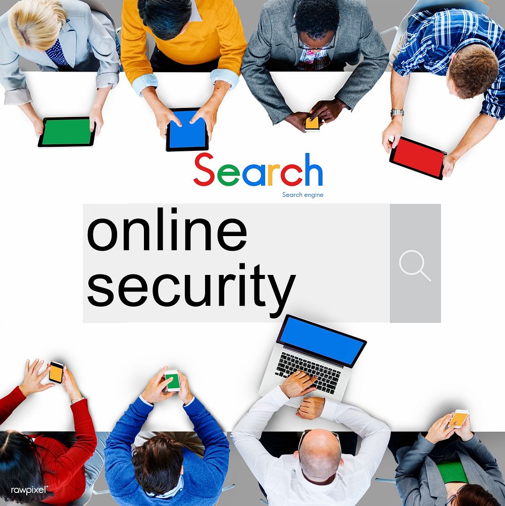 Online Security Protection Safety Technology Concept
