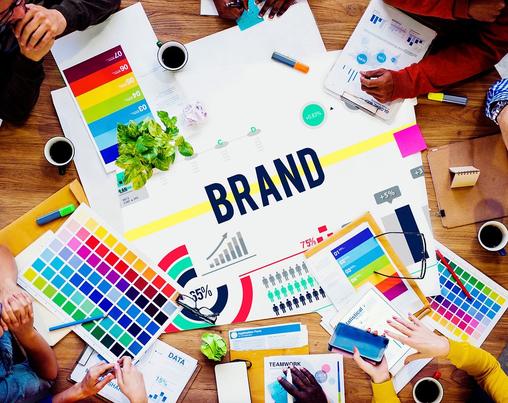 Brand Branding Business Advertising Badge Banner Concept