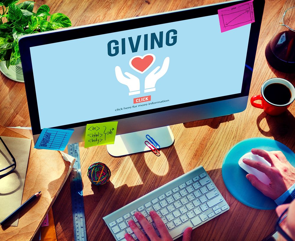 Giving Give Help Aid Support Charity Please Concept