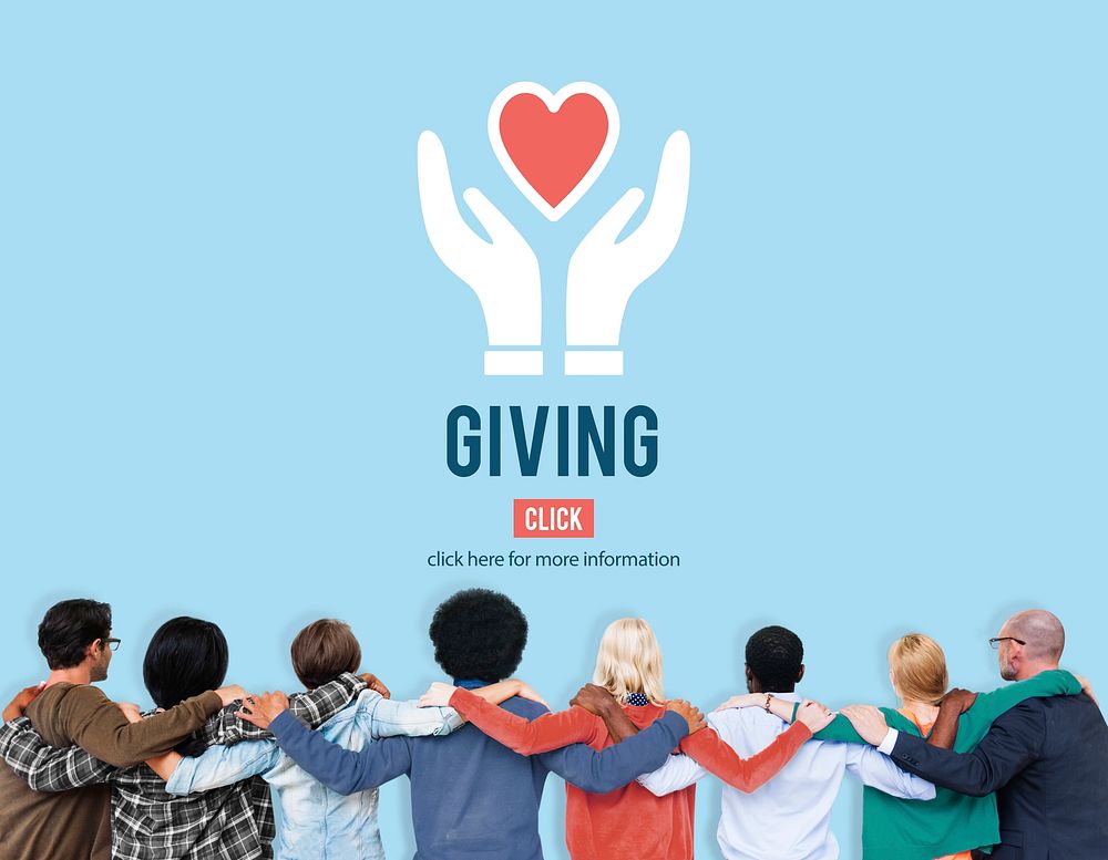Giving Give Help Aid Support Charity Please Concept