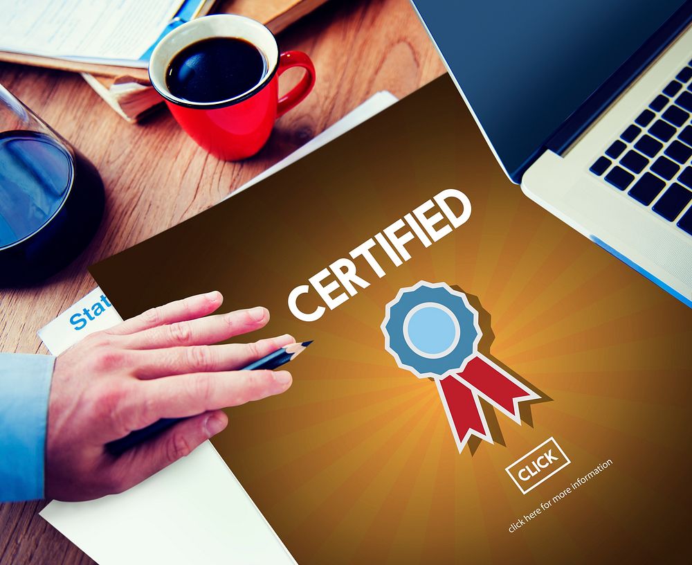 Certified Approval Agreement Confirmation Concept