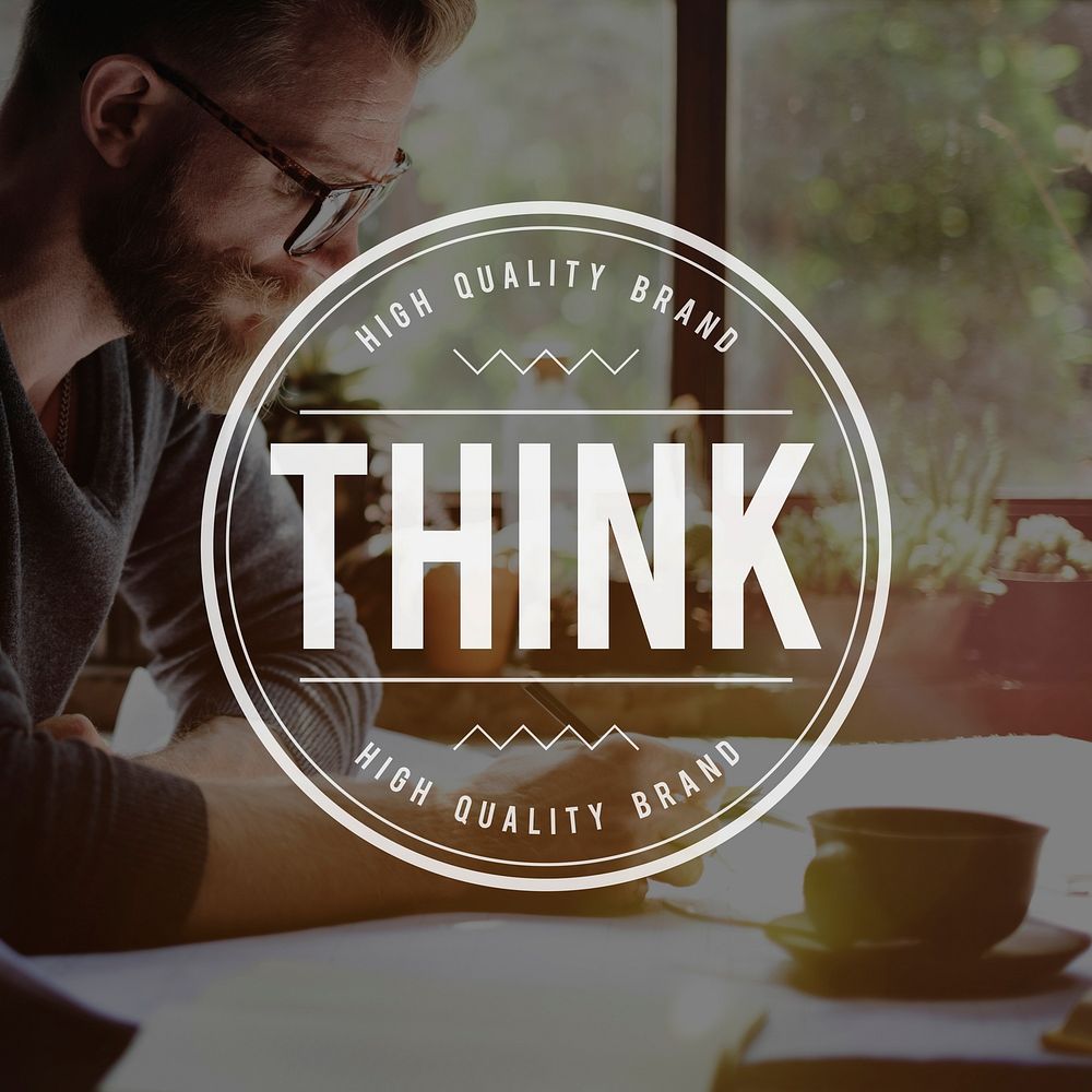 Think Thinking Plan Planning Determination Concept