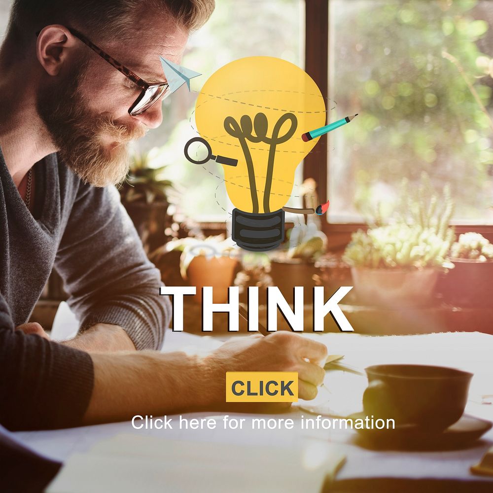 Think Idea Inspiration Planning Thoughts Determination Concept