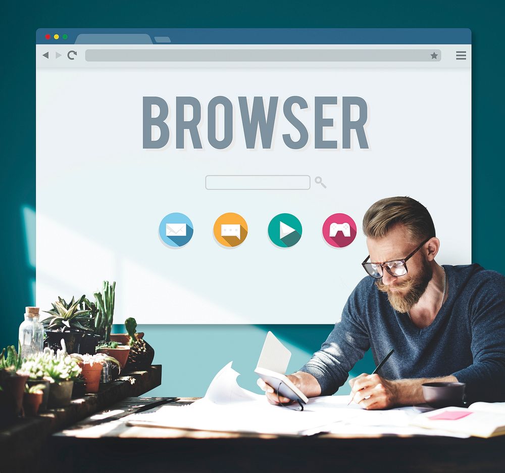 Browser Content Functionality Information Internet Concept