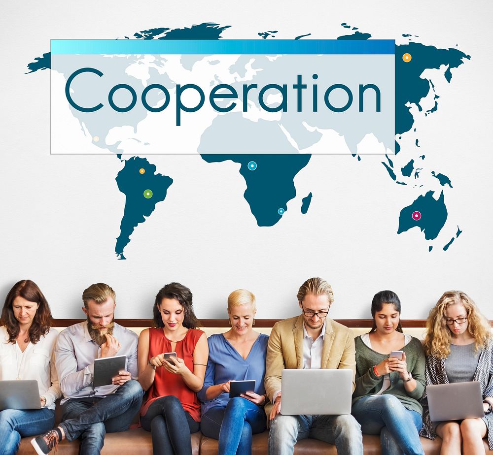 Cooperation Global Connection Management Icon